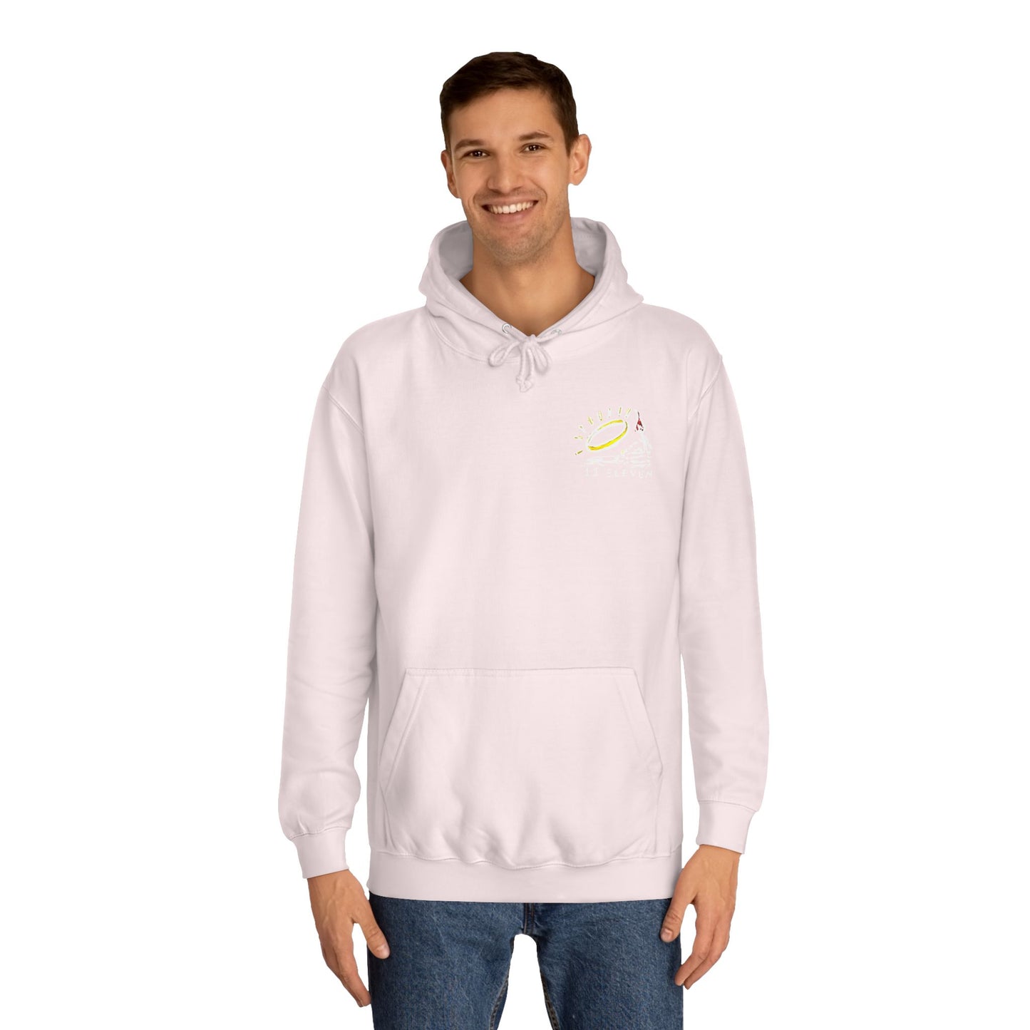 Skelly with ballon hoodie