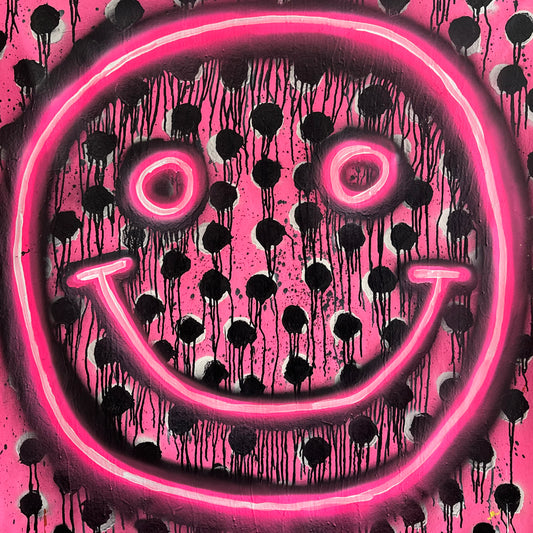 Neon and pink smiles